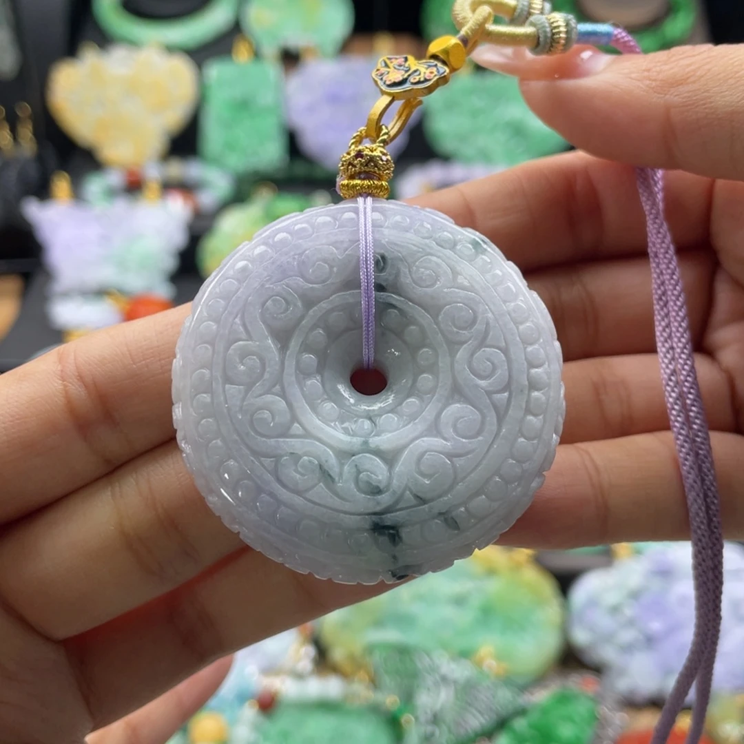 翡翠未镶嵌颈饰代编织