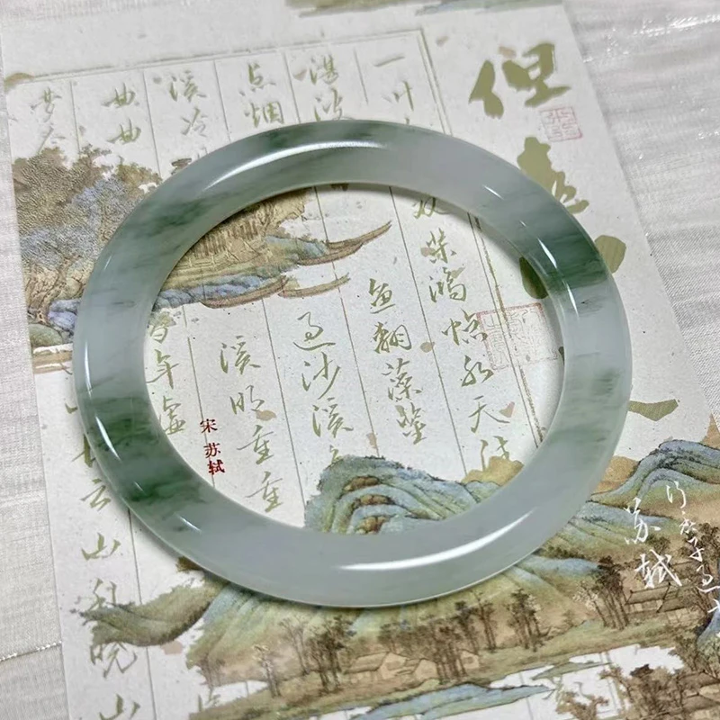 【编号：146】石英质玉天山翠手镯多样性发货（轻微色差，实物为准）