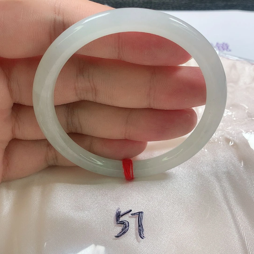 翡翠手镯（圆镯）未镶嵌349号