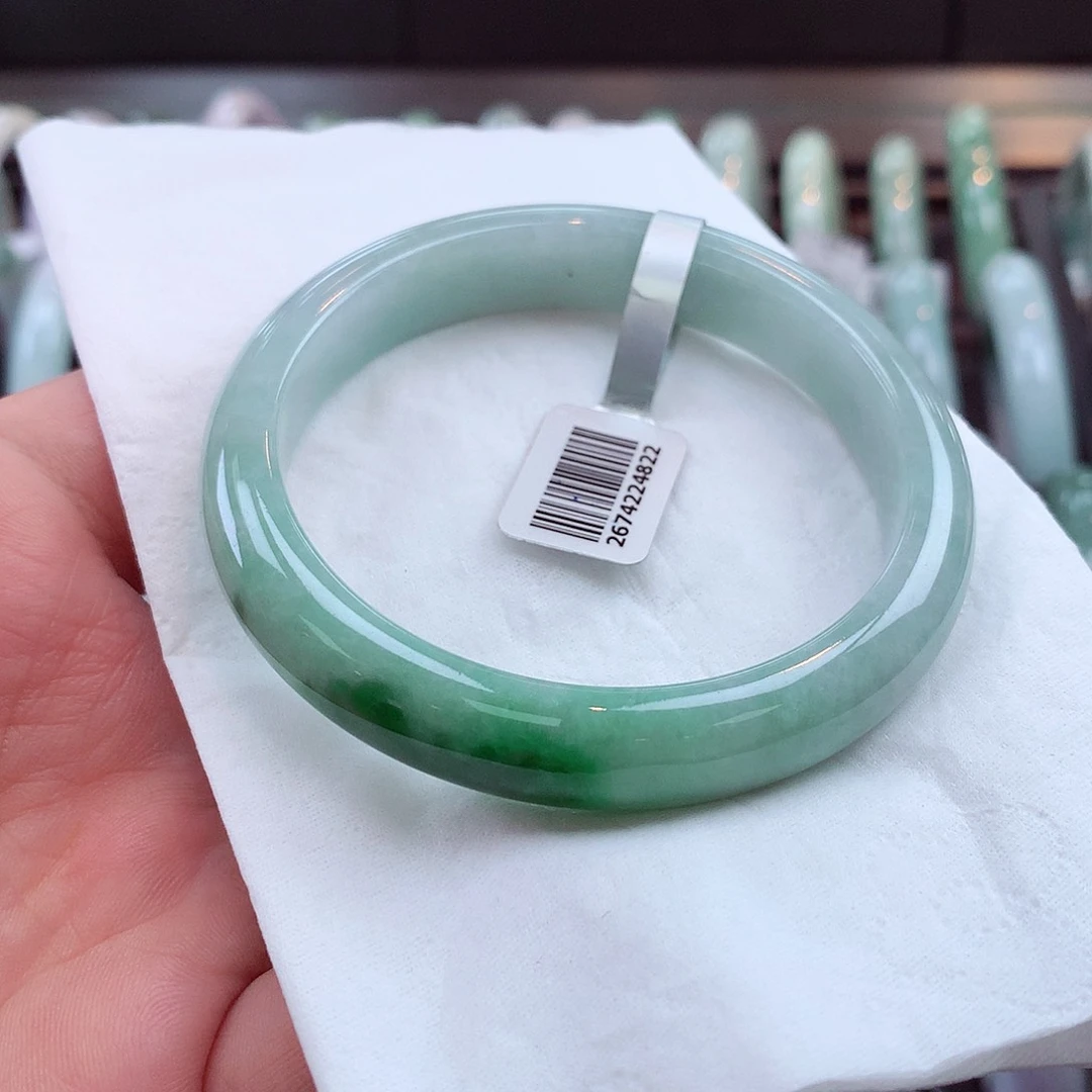 未镶嵌手镯翡翠圈口59