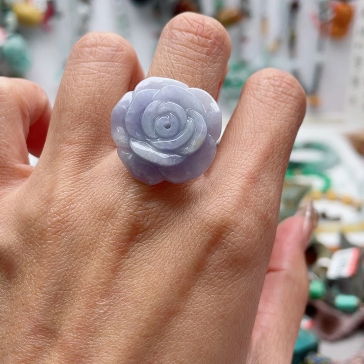 翡翠未镶嵌手链戒指