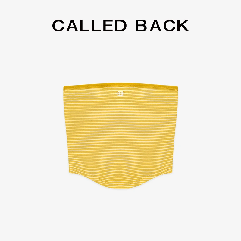 CALLED BACK新款通勤休闲时尚经典修身抹胸时尚无袖背心041003