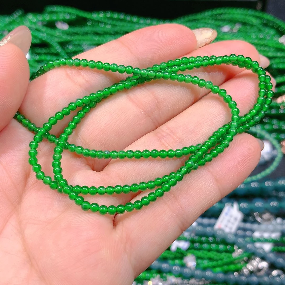 翡翠手链未镶嵌天然