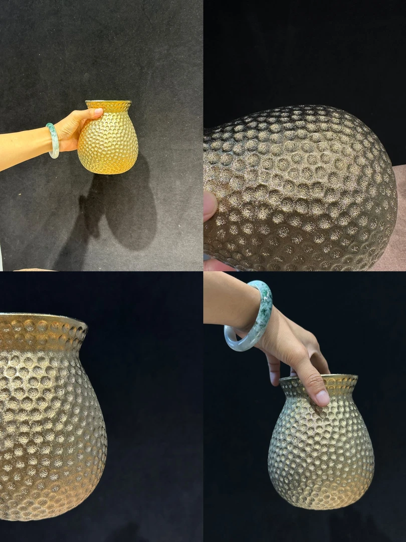 钱袋子创意陶瓷花瓶摆件一年快过半预祝大家四方来财好运连连