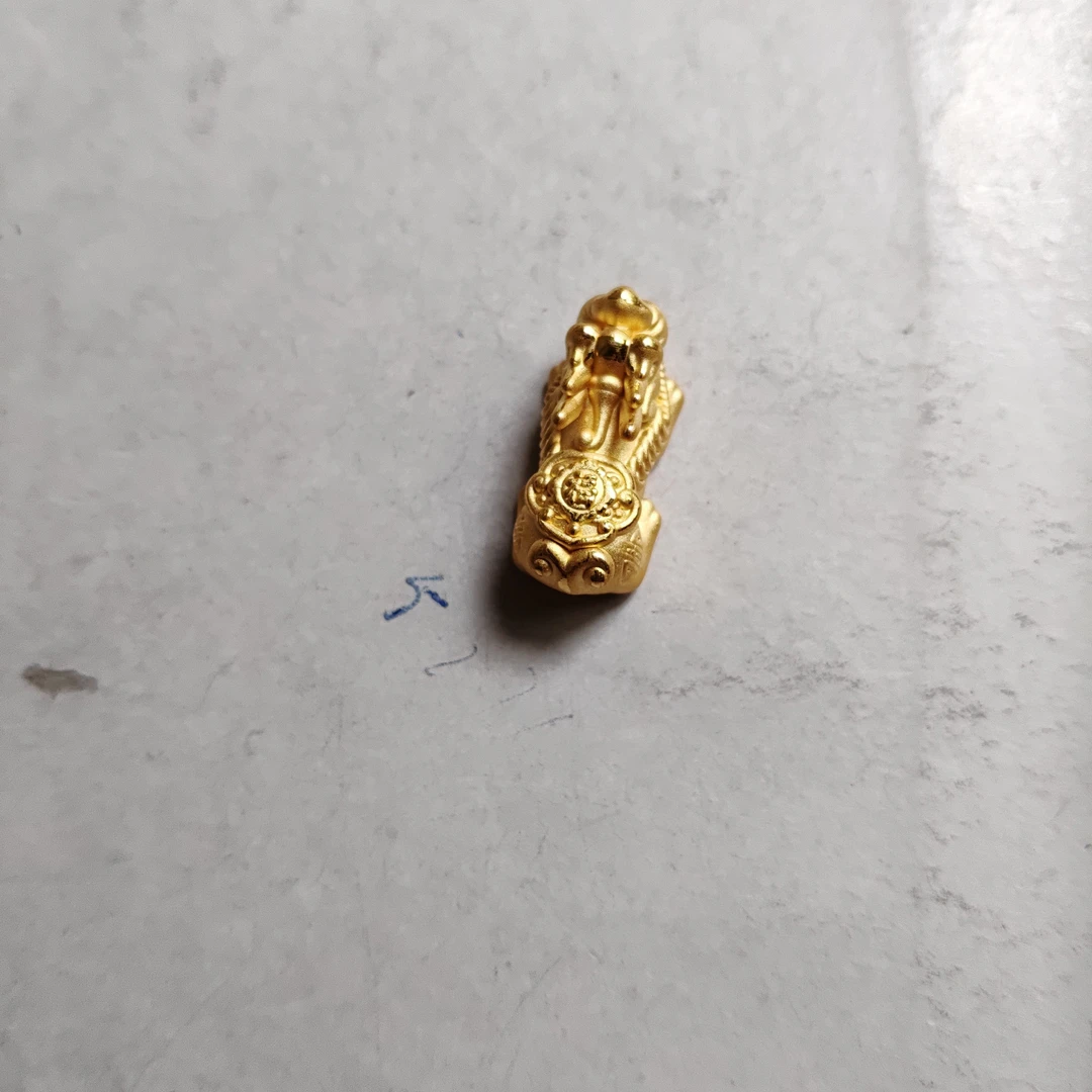 金元宝足金999貔貅珠子首饰