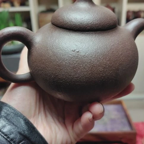 紫砂茶壶茄瓜壶350cc手工制作