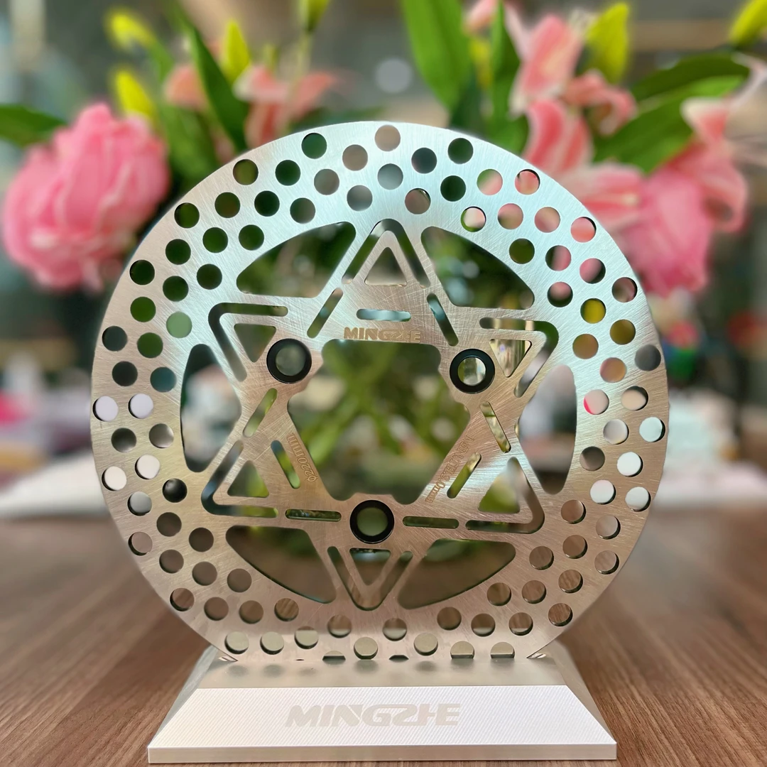 正品明浙M49星皓盘70mm内径220mm盘升级改装刹车盘适用于小牛九号