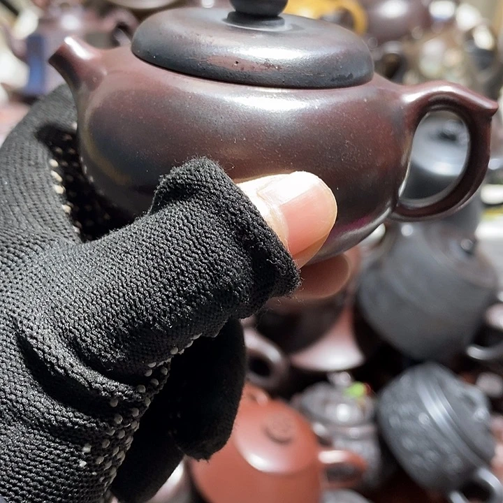 紫砂茶壶微瑕摩擦起泡