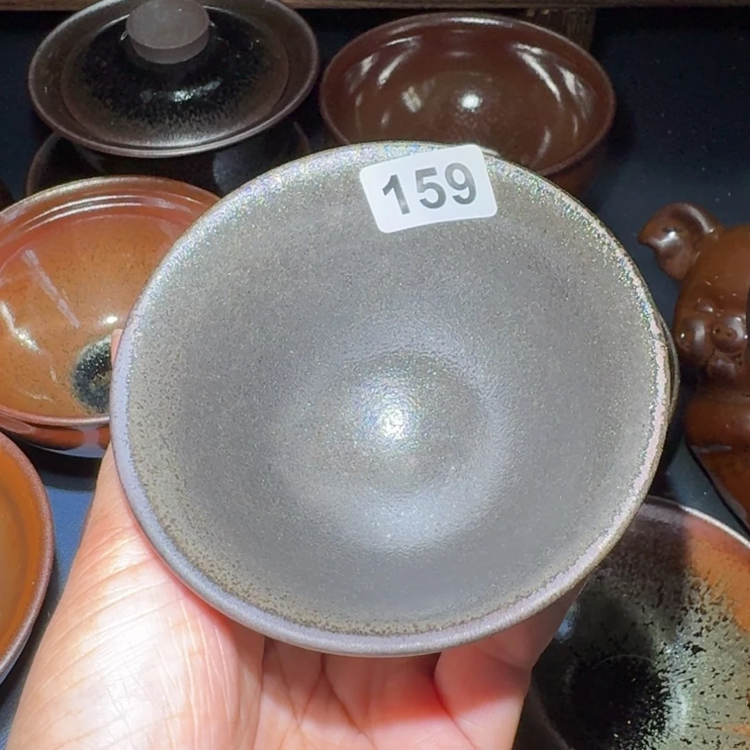 向***9小雨茶盏，手工柴烧