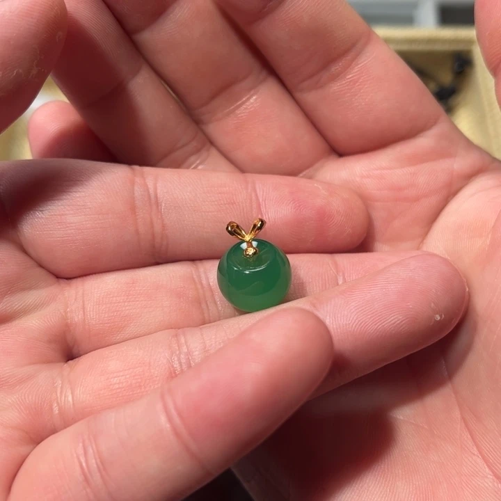 玛瑙/玉髓颈饰银S925镶嵌丹