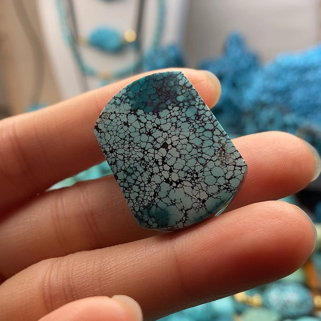 绿松石未镶嵌珠宝半成品