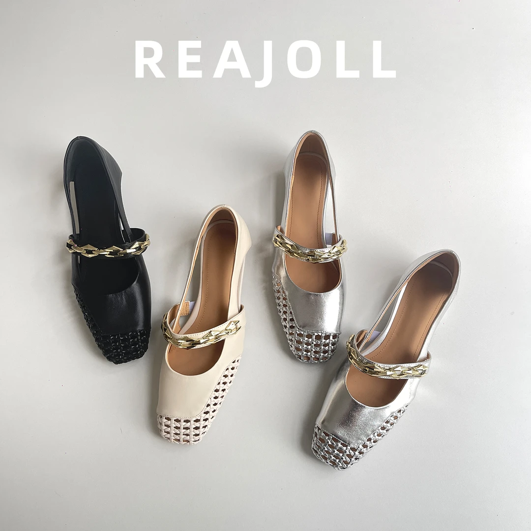 REAJOLL凉鞋女夏外穿2025新款包头巨好看时尚高级感超火罗马鞋子