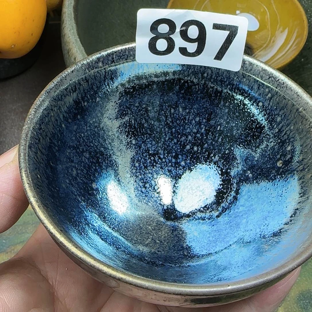 茶盏建盏杯主人杯龙窑柴烧