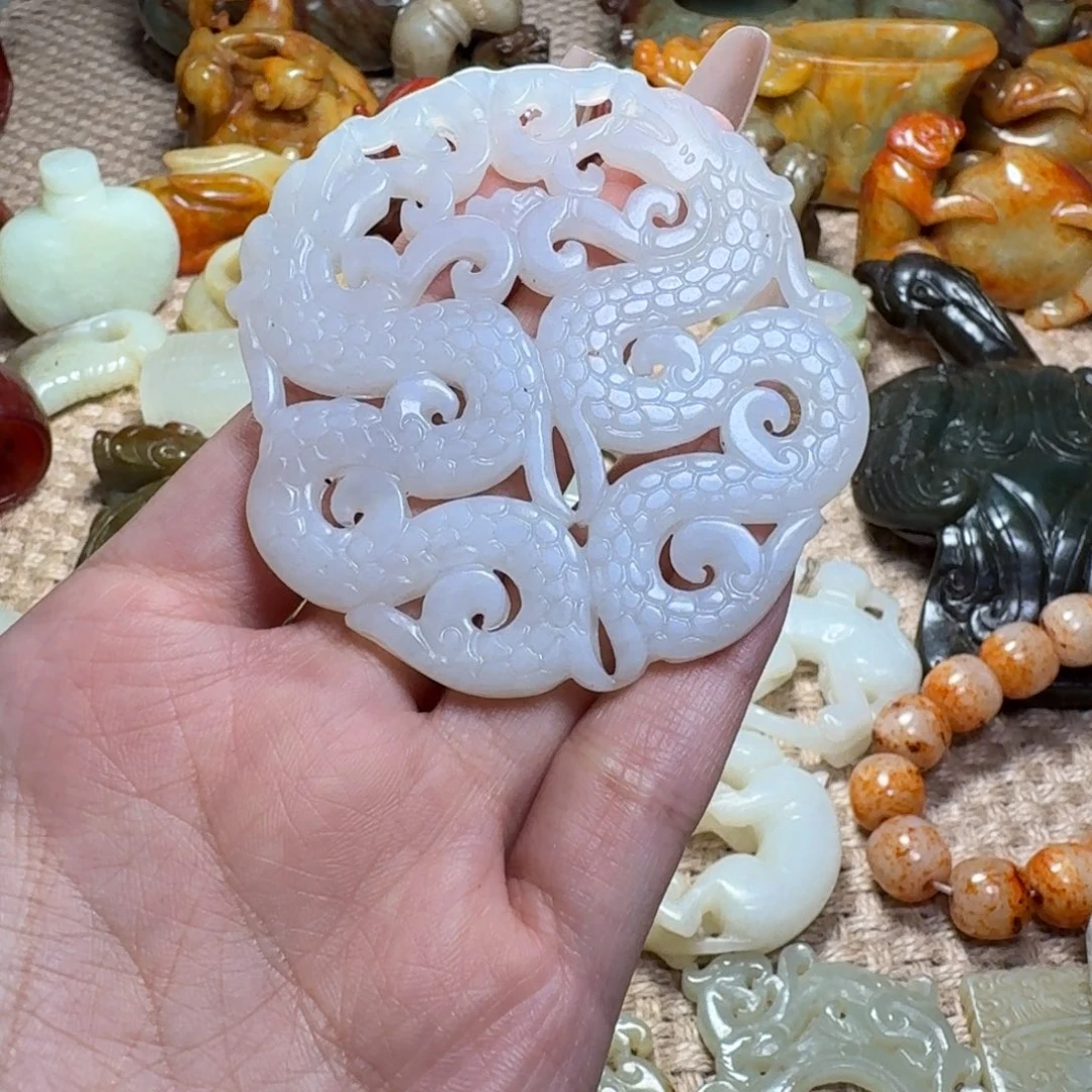 吊坠白玉菩提挂件