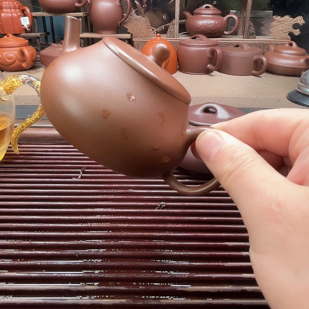 紫砂茶壶晚**州原矿紫砂