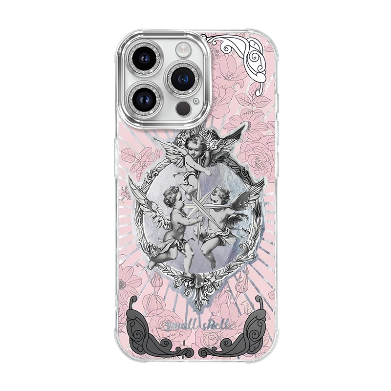 天使丘比特适用苹果15promax手机壳iphone16千禧风苹果1514手机壳