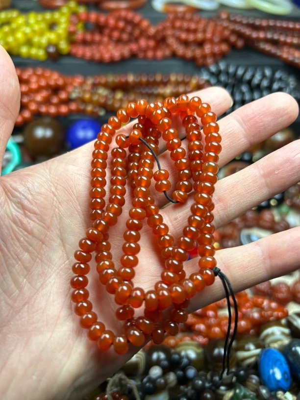 圆珠挂脖男女通用高档挂链 108颗 卡6