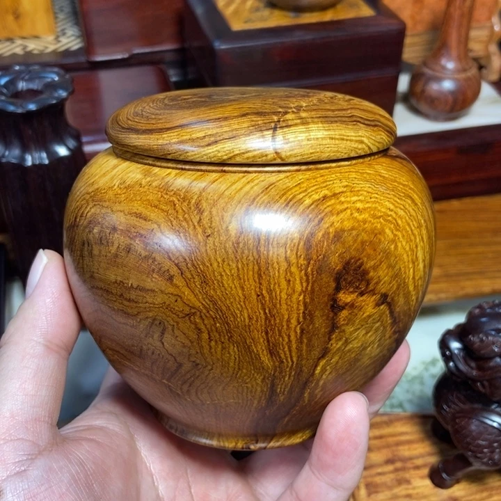 黄花梨/降香黄檀罐子