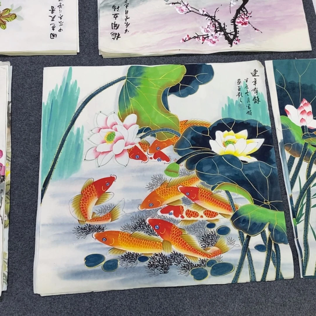 国画68✖️68金线九鱼画画画画画画画画画