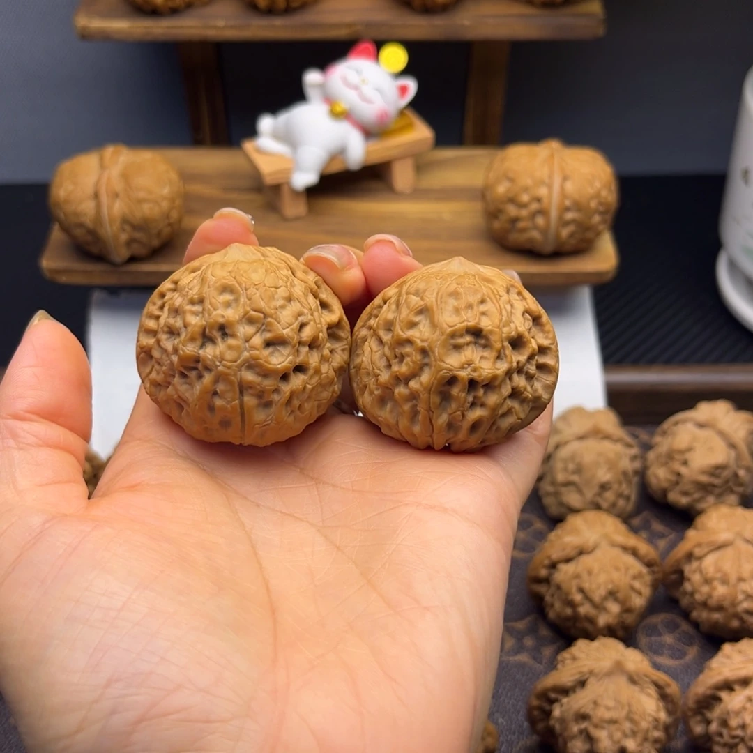 文玩核桃把件大团圆 42 全品白茬