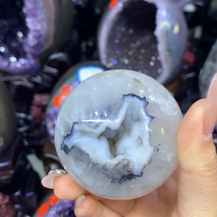 紫晶摆件未镶嵌好好