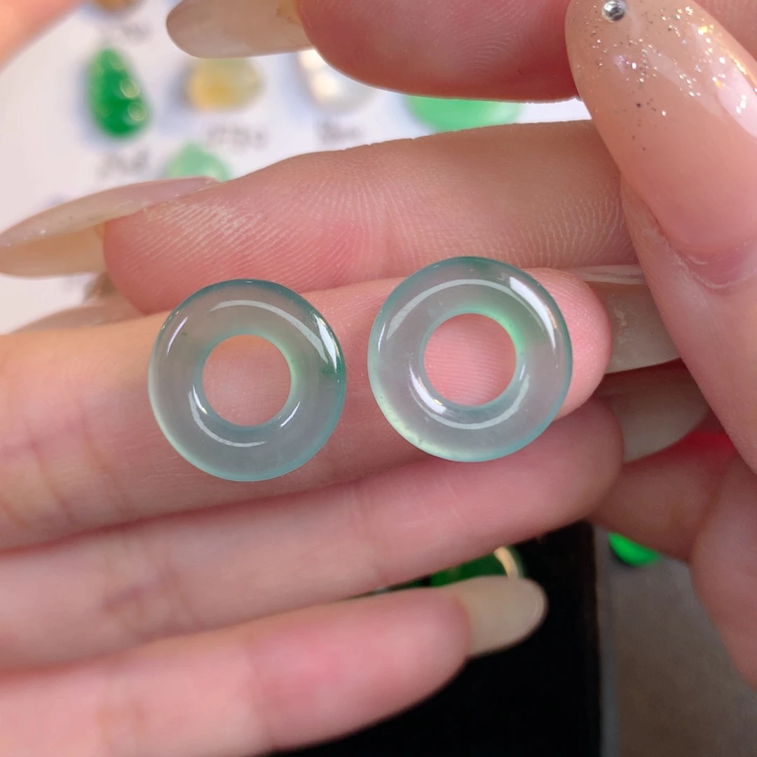 翡翠散珠翡翠翡翠14.2-2.5