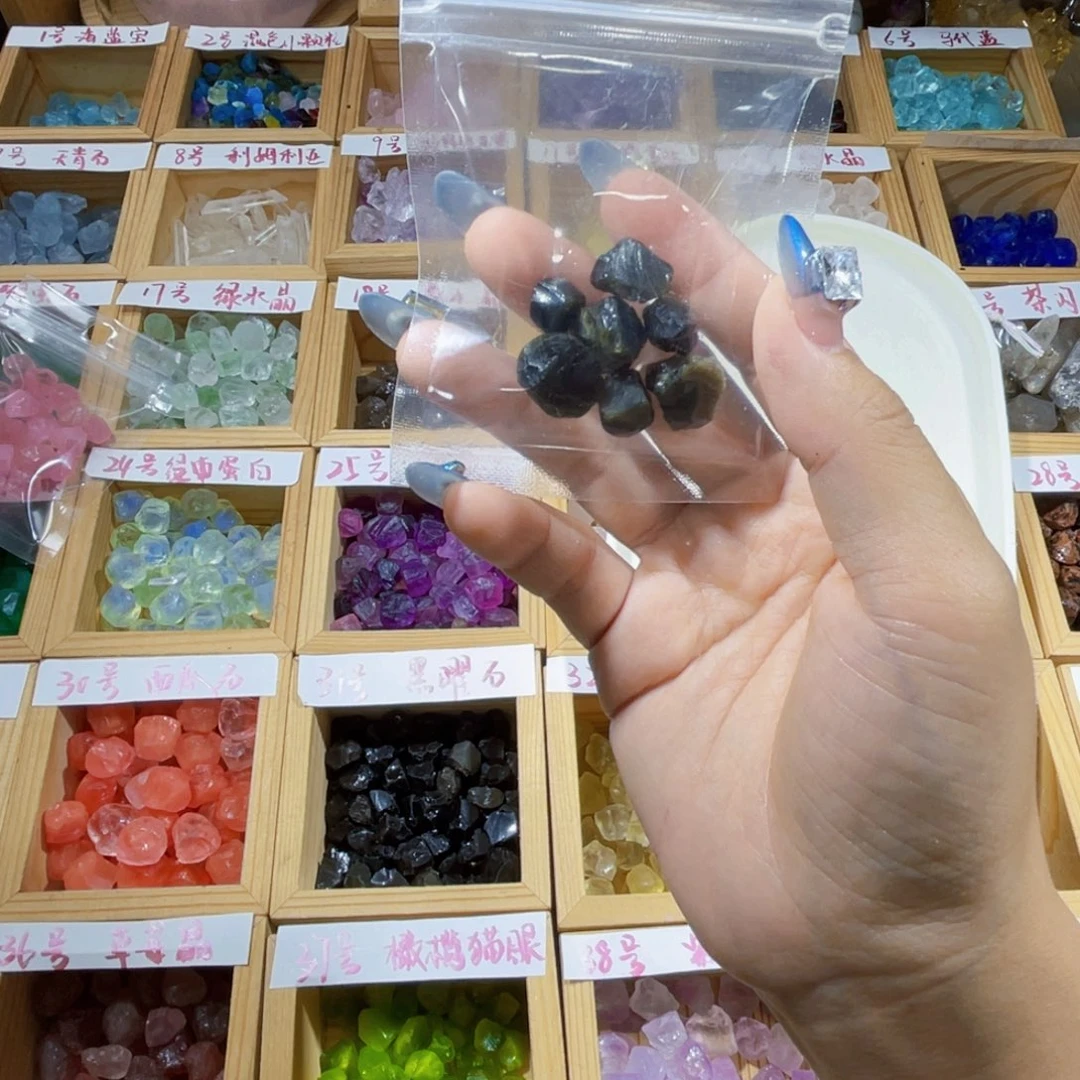 叮***水晶珠宝半成品未镶嵌