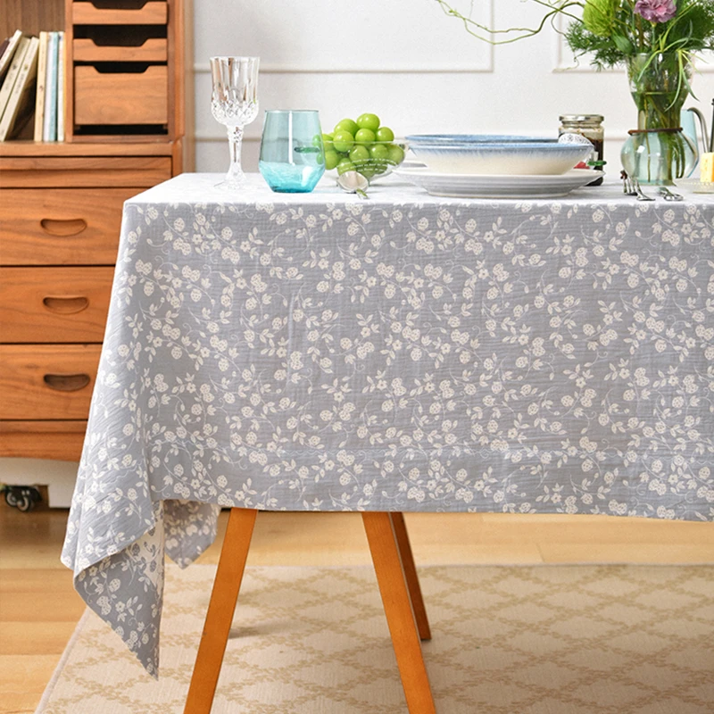 阳春小镇碎花方桌布餐桌台布餐厅轻奢高级感长方形复古氛围感定制
