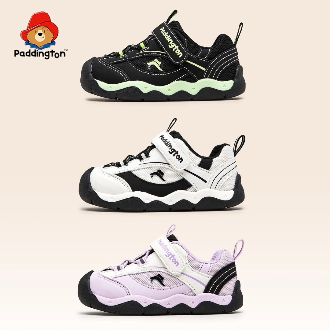 帕丁顿熊童鞋机能鞋2025新品软底学步鞋透气防滑户外儿童运动鞋
