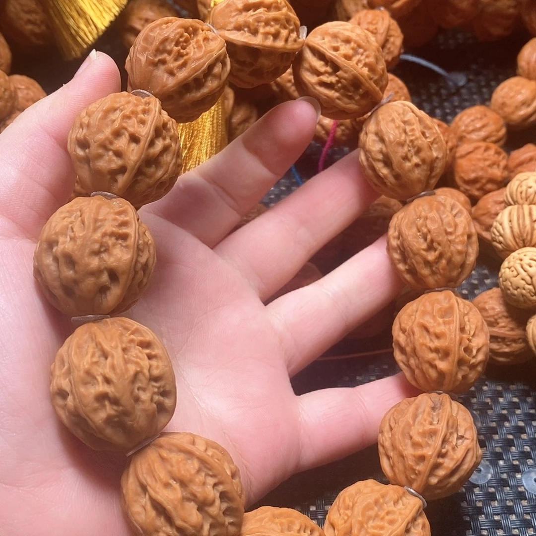 文玩核桃手串粗筋珊瑚纹