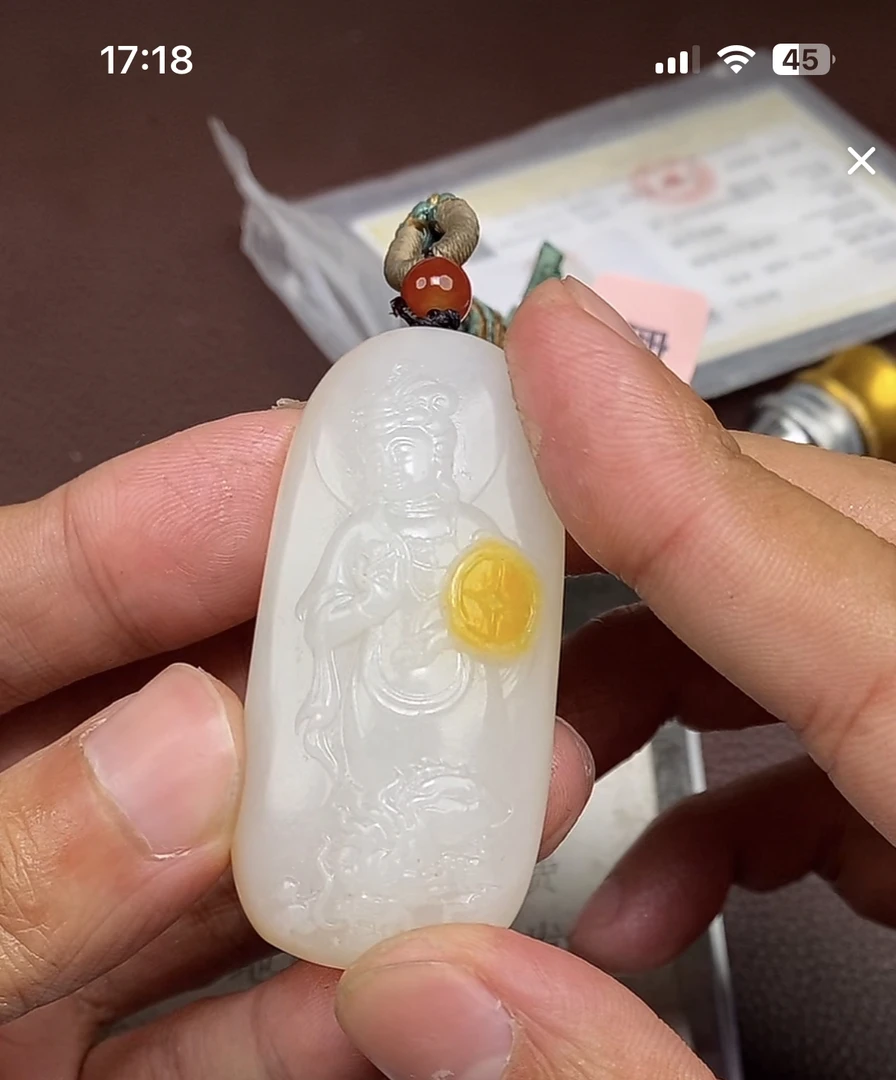 p1.18和田玉挂件多样性拍一发一未镶嵌124