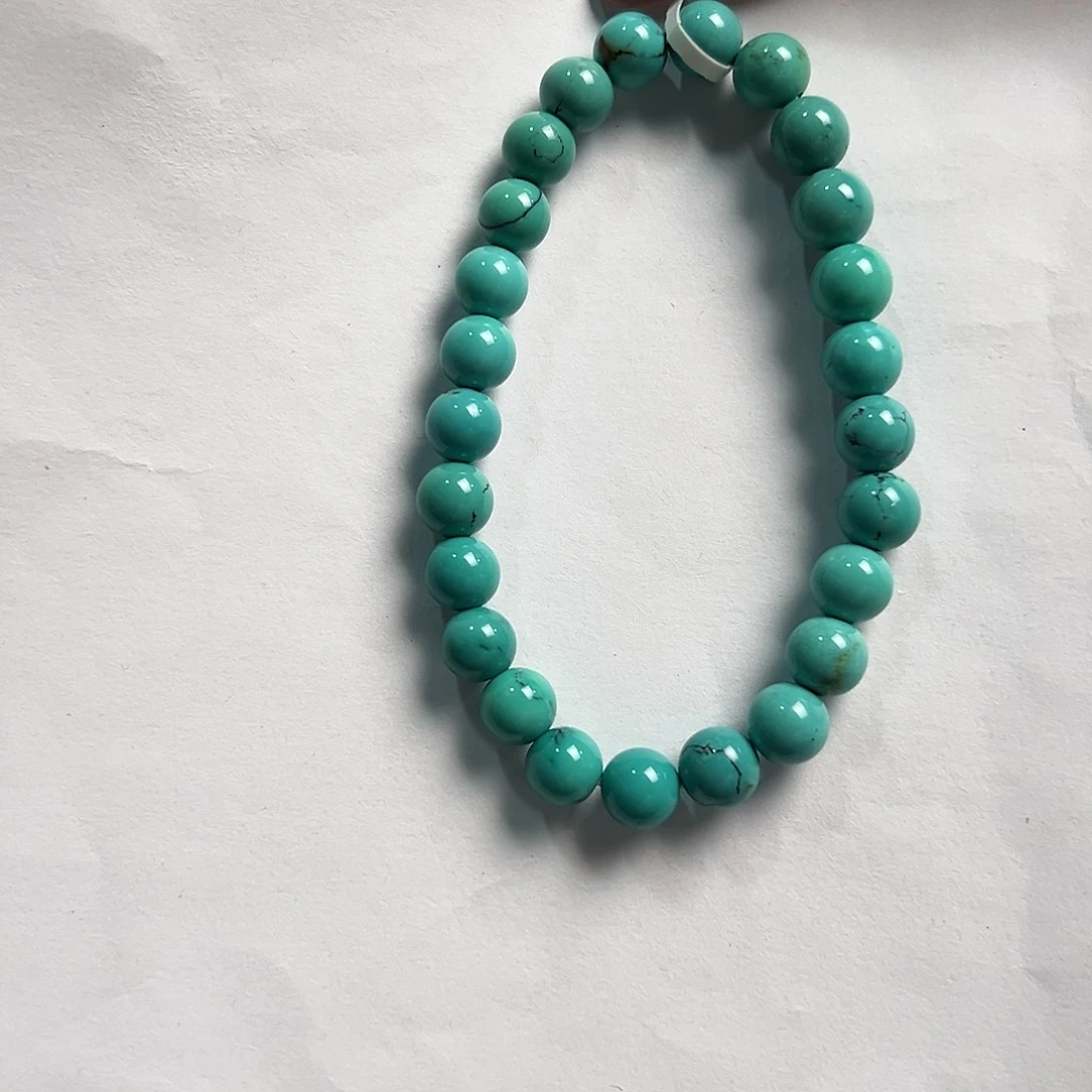 未镶嵌绿松石手链卡7.5