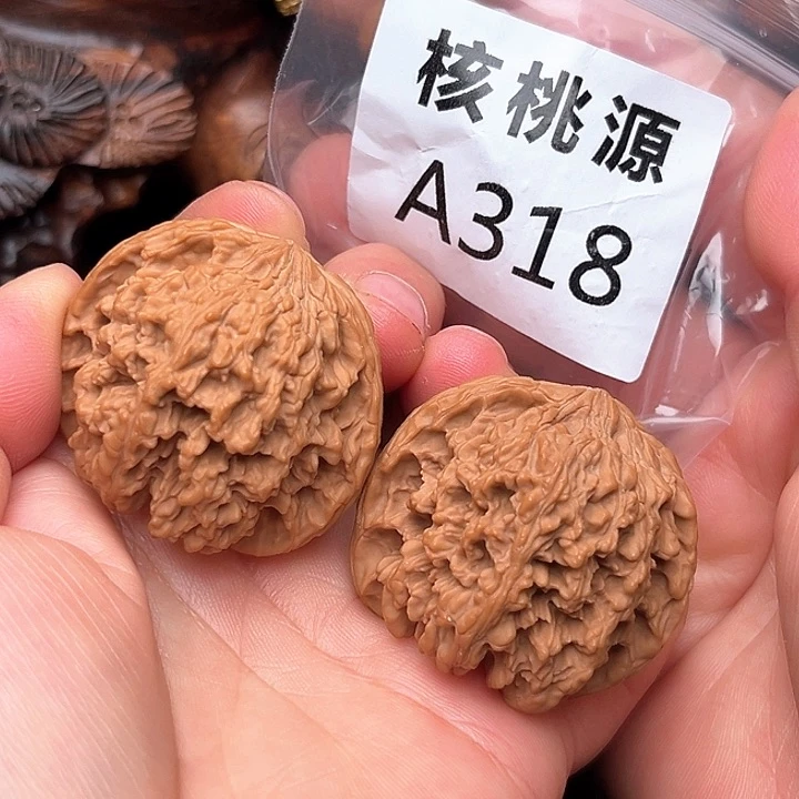 桃核把件核桃满天星42