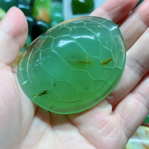 蛇纹石玉未镶嵌手把件