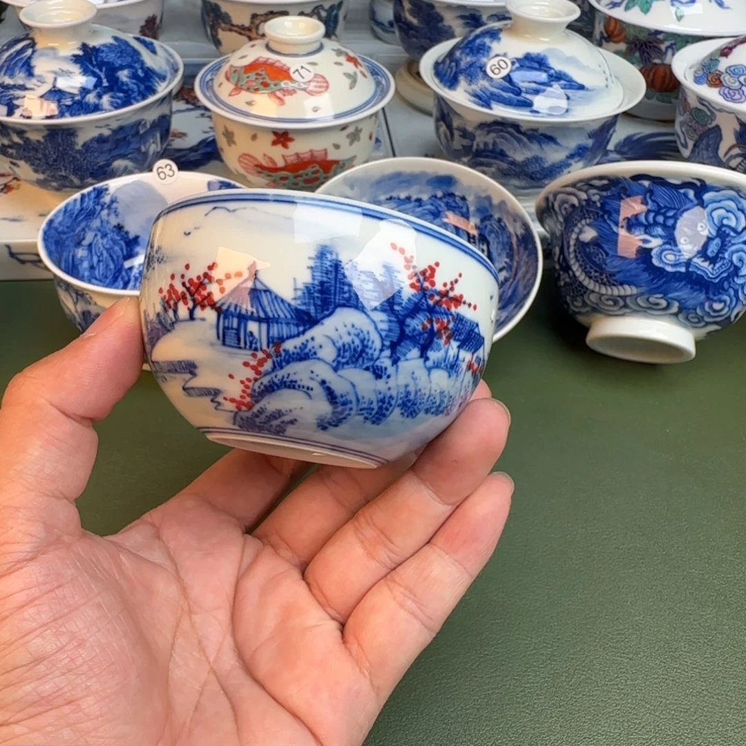 纯手工纯手绘茶具58