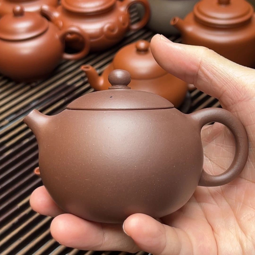 紫砂茶壶红皮龙西施140毫升