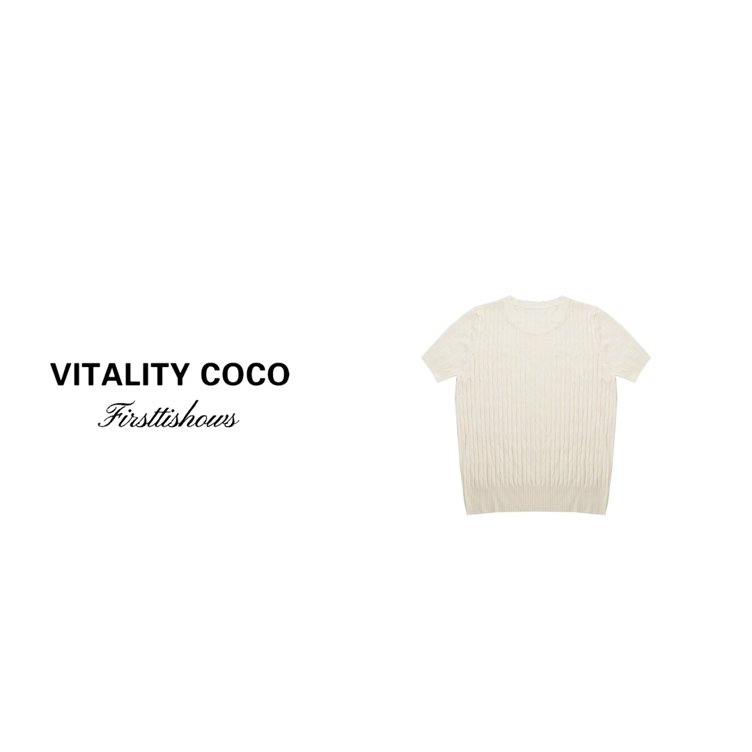 「VITALITY COCO」25年春季上新高定短袖针织-2014