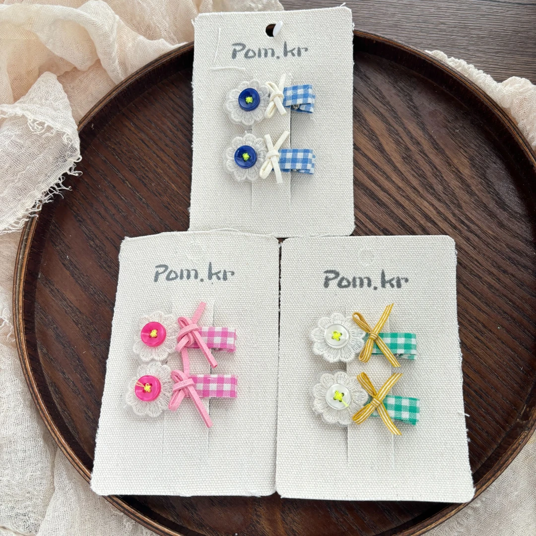 雏菊小花BB对夹发夹儿童可爱发饰BB夹新款甜美韩国原创ins头饰