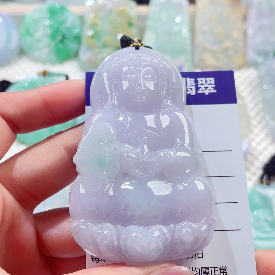 颈饰未镶嵌翡翠观音