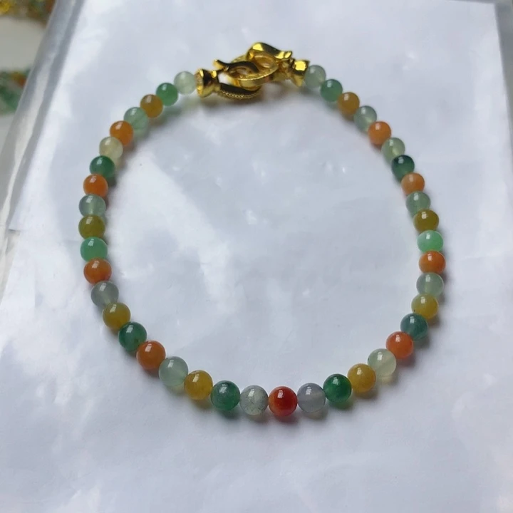 定制翡翠未镶嵌定制翡翠珠串