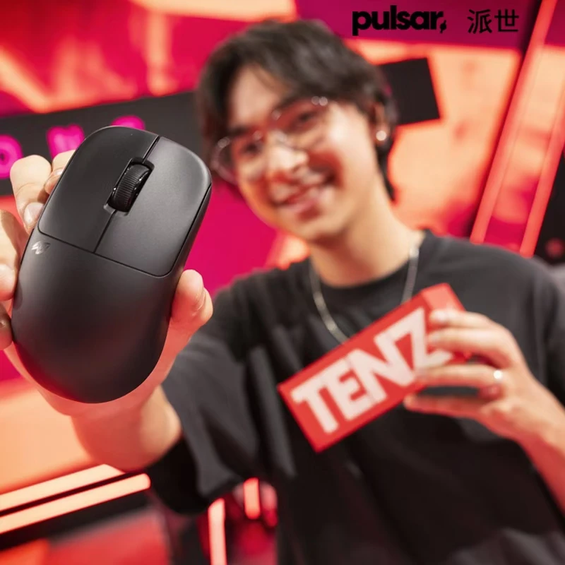 PULSAR派世-TENZ联名款电竞游戏鼠标 3950自带8K轻量无线游戏鼠标