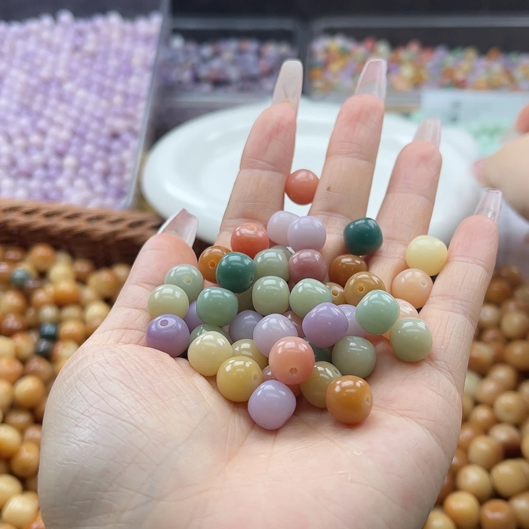 白玉菩提吊坠q10mm/100+10颗