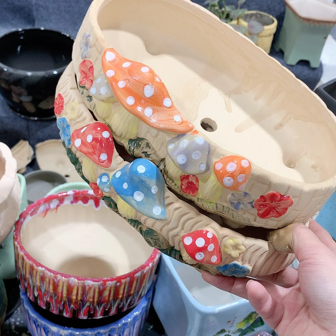 陶瓷陶瓷多肉花盆特价