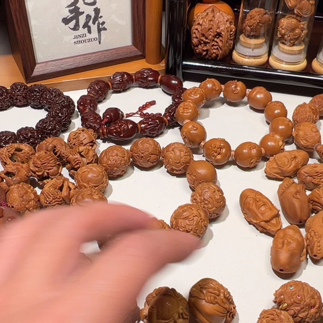 鹦***鹉手串/手链橄榄核一物一图