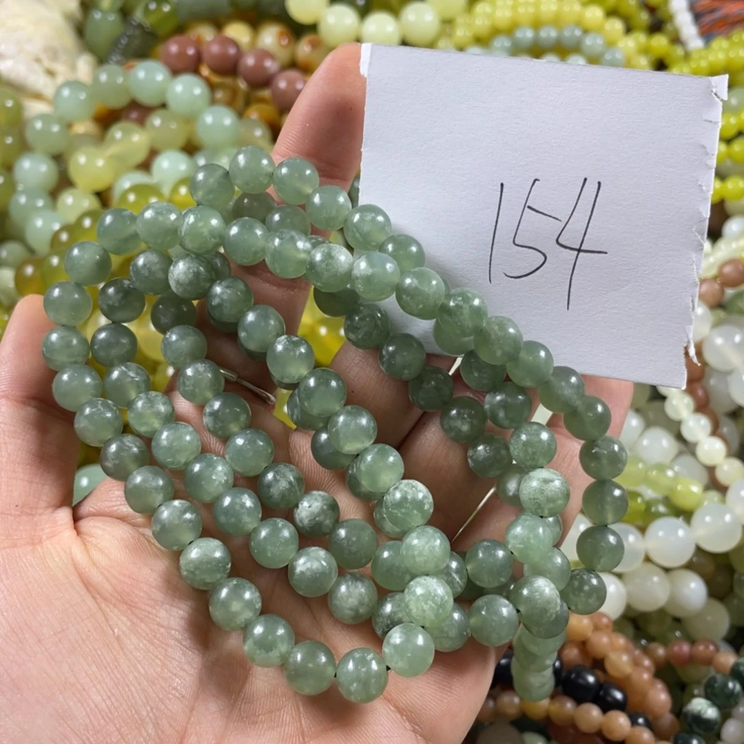 蛇纹石玉未镶嵌手链