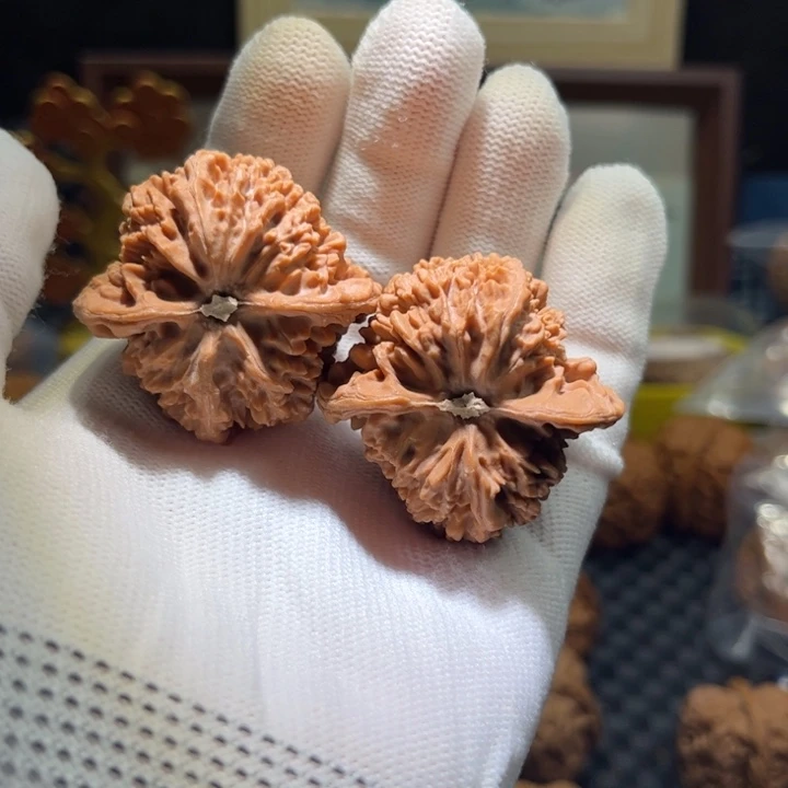 ****根文玩核桃吊坠满天星