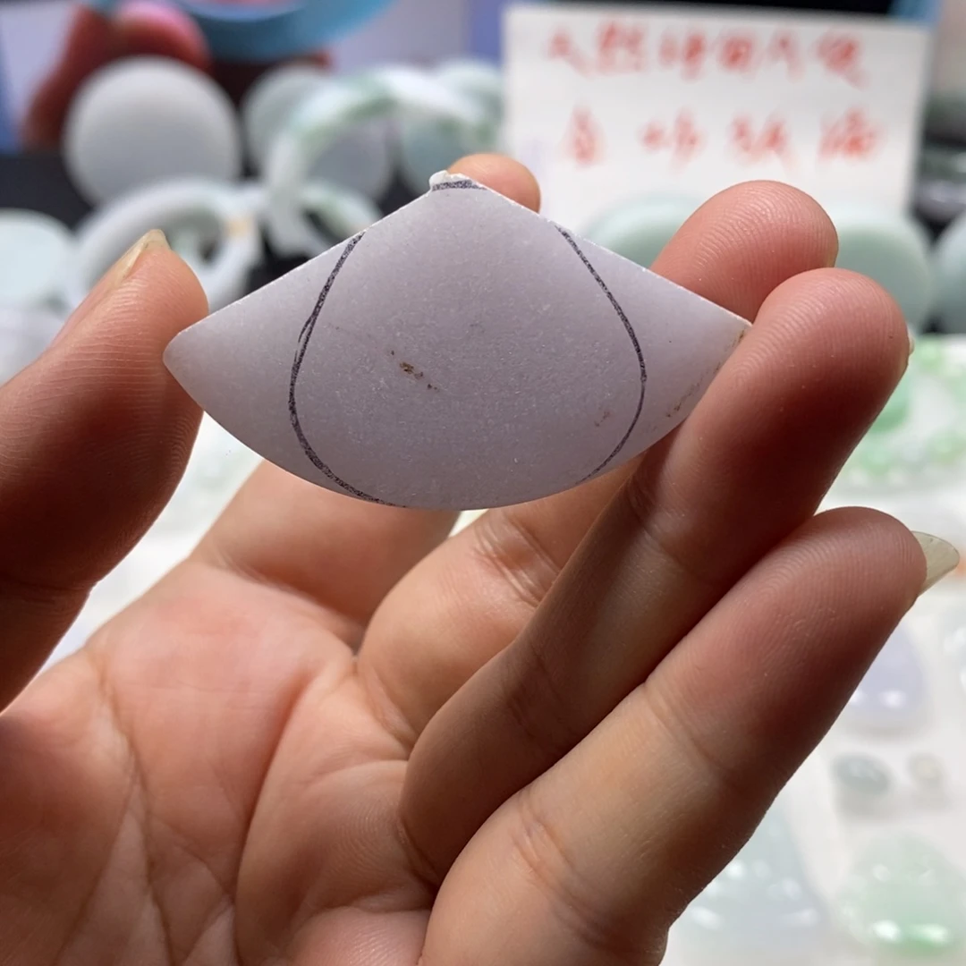 翡翠散珠边角料佛公33