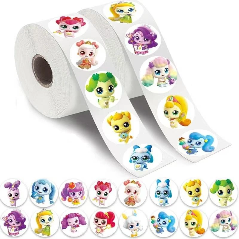 卡通动漫奇妙萌可女孩教师幼儿园奖励鼓励贴纸儿童封口装饰贴画