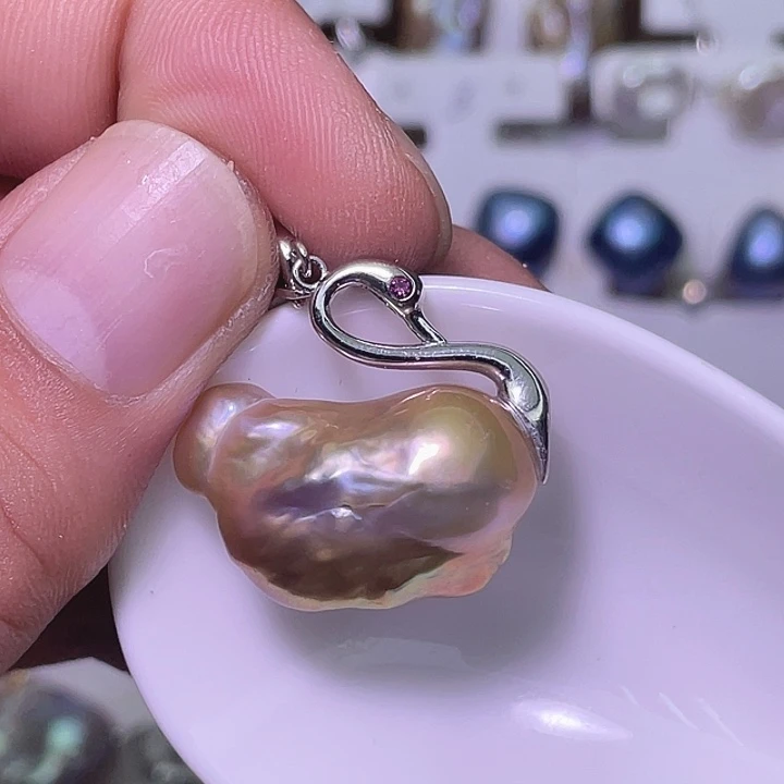颈饰合金淡水珍珠63