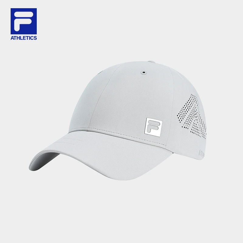 Fila/斐乐新款情侣暗标质感运动休闲透气硬顶棒球帽A13U521232F